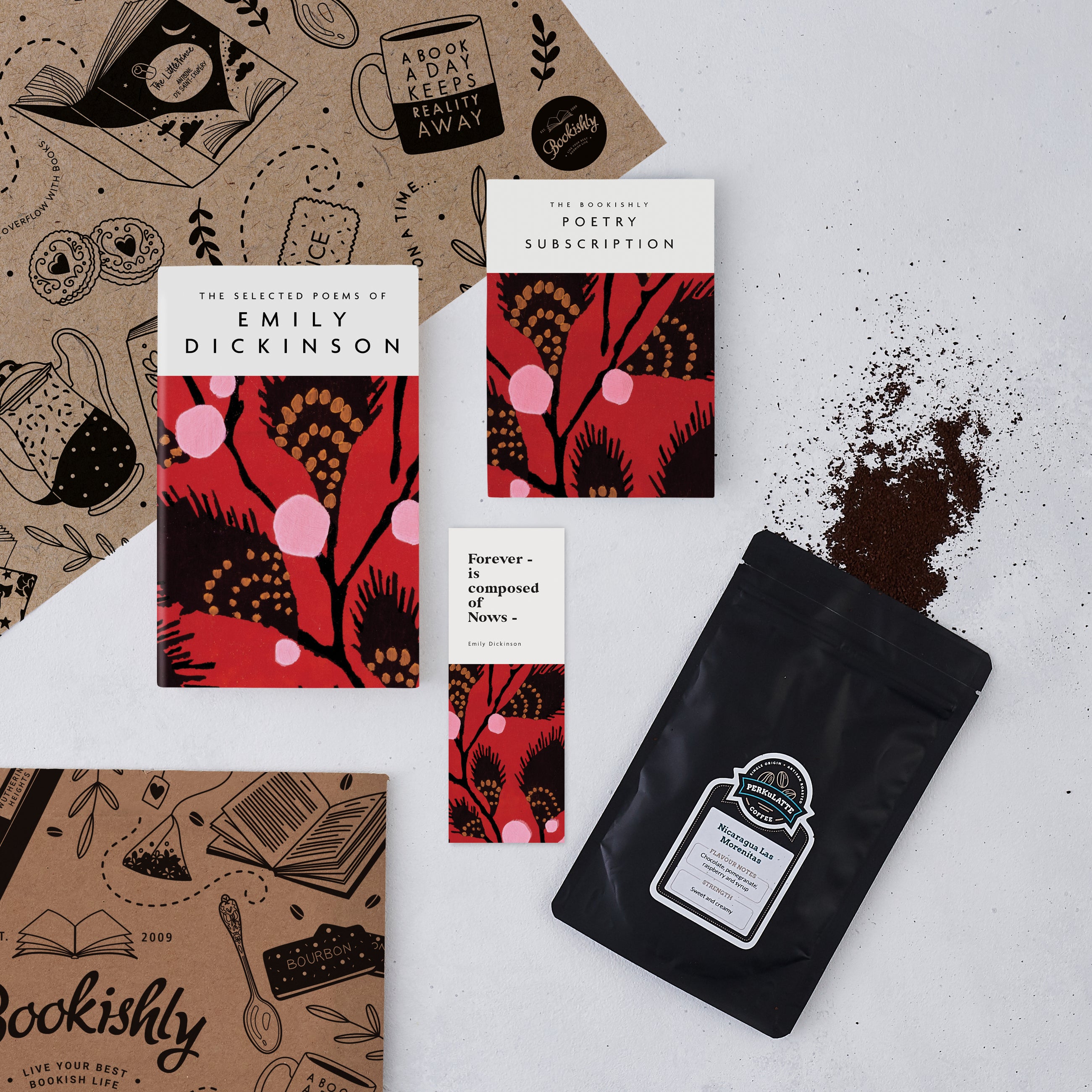 Poetry Book Subscription. Poetry and coffee. Gifts for Poets. Bookishly. Gifts for readers, book lovers, book worms, bibliophiles. Bookstagram. Booktok.