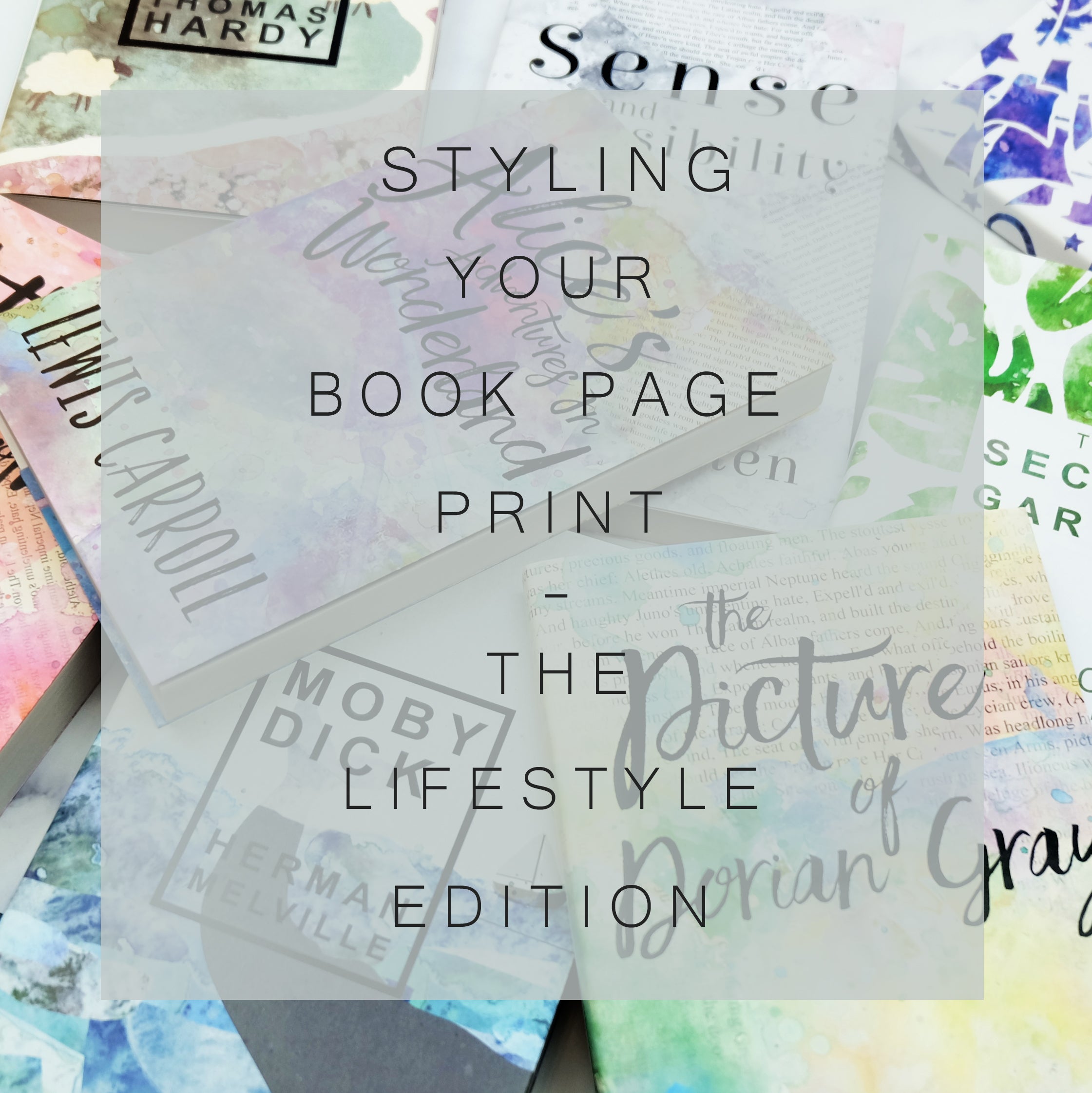 Styling Book Page Prints - Lifestyle Edition