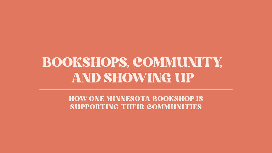 Bookshops, community, and showing up