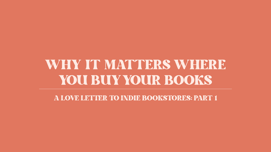 Why it matters where you buy your books.