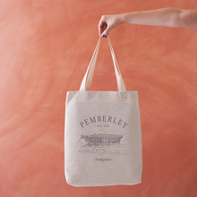 Pride and Prejudice Pemberley Tote Bag – Jane Austen Bookplate Design