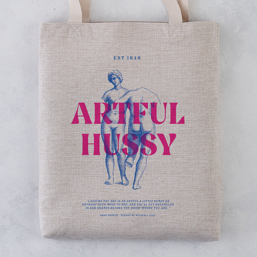 Artful Hussy - National Theatre Brontë Merch Tote Bag