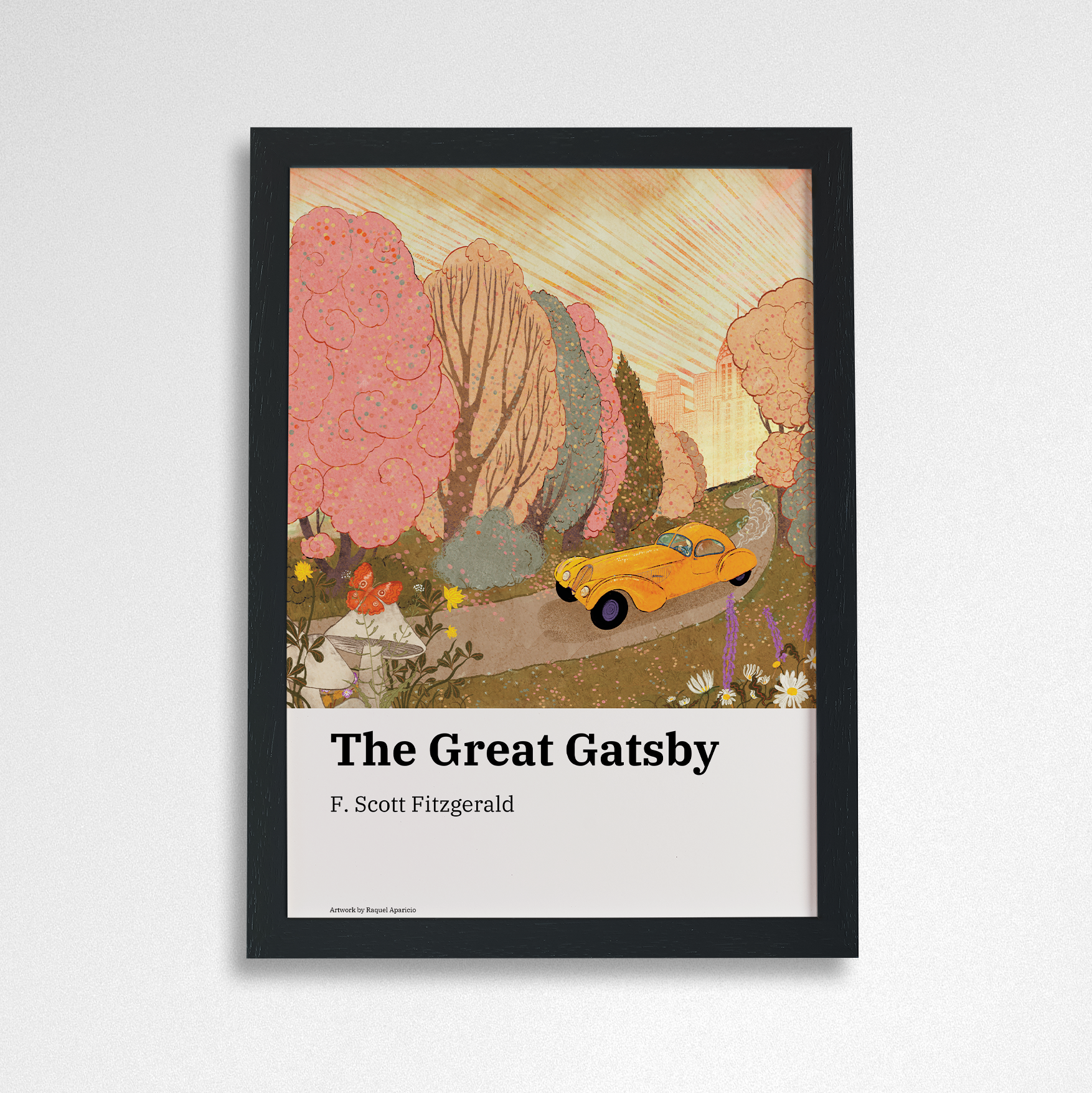 The Great Gatsby - Audrey X Bookishly Art Print