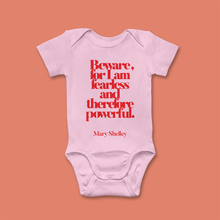 Mary Shelley 'I am fearless' Baby Grow
