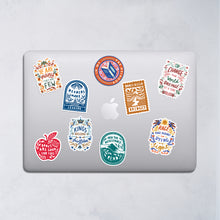 Change the World One Page at a Time Vinyl Sticker