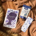 Bookishly edition of Persuasion by Jane Austen with a violet floral cover, paired with Austenteatious tea and a quote bookmark – part of the monthly rolling classic book subscription.