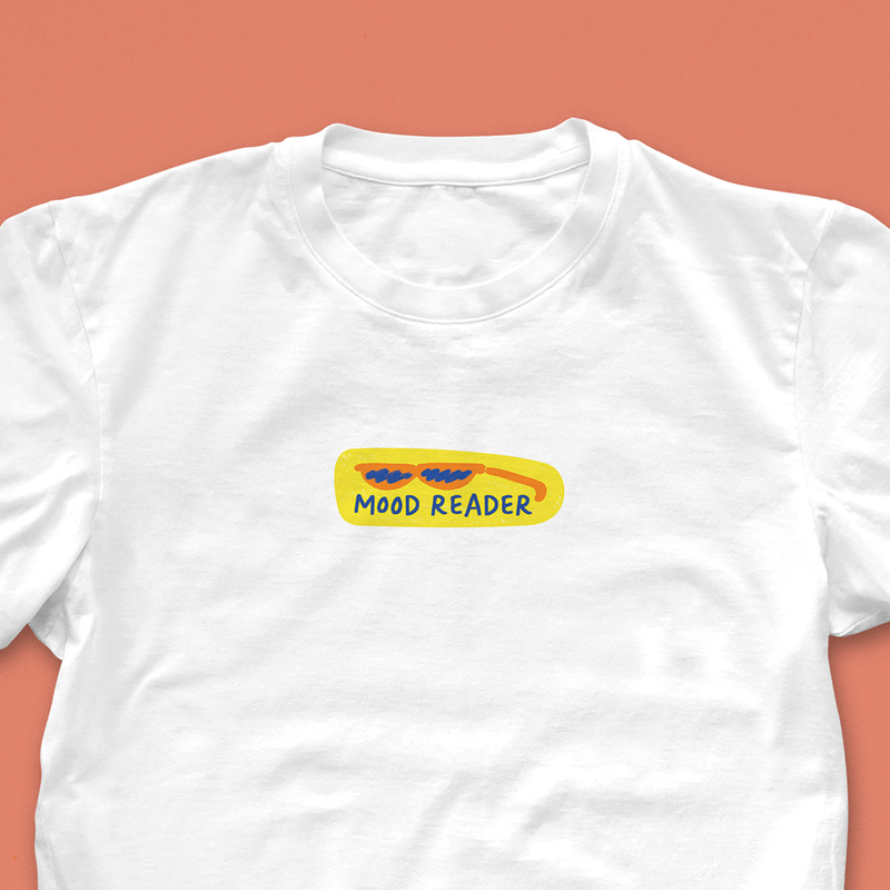 Mood Reader T-Shirt – Bookish Graphic Tee for Readers Who Read by Vibe