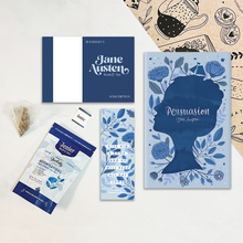 Jane Austen Book and Tea subscription. Book and Luxury Tea subscription. Classic Literature Book Subscription. Perfect gift for book lovers, bookworms, readers and bibliophiles. Classic novels. Bookishly. Pemberley lover. Mr Darcy Lover.