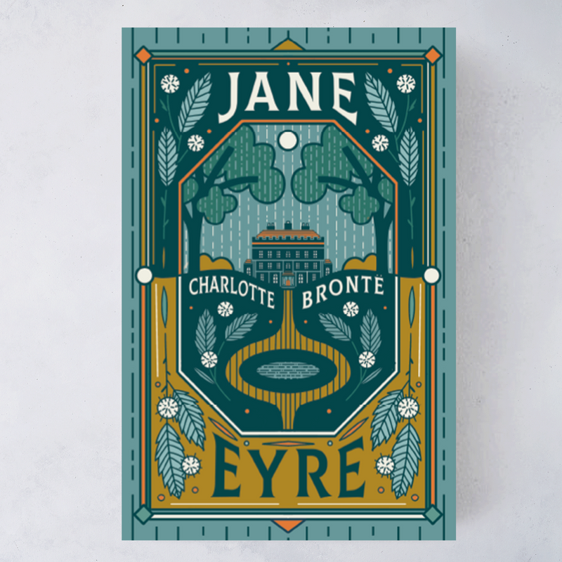 Bookishly edition of Jane Eyre, Wordsworth paperback with designer cover