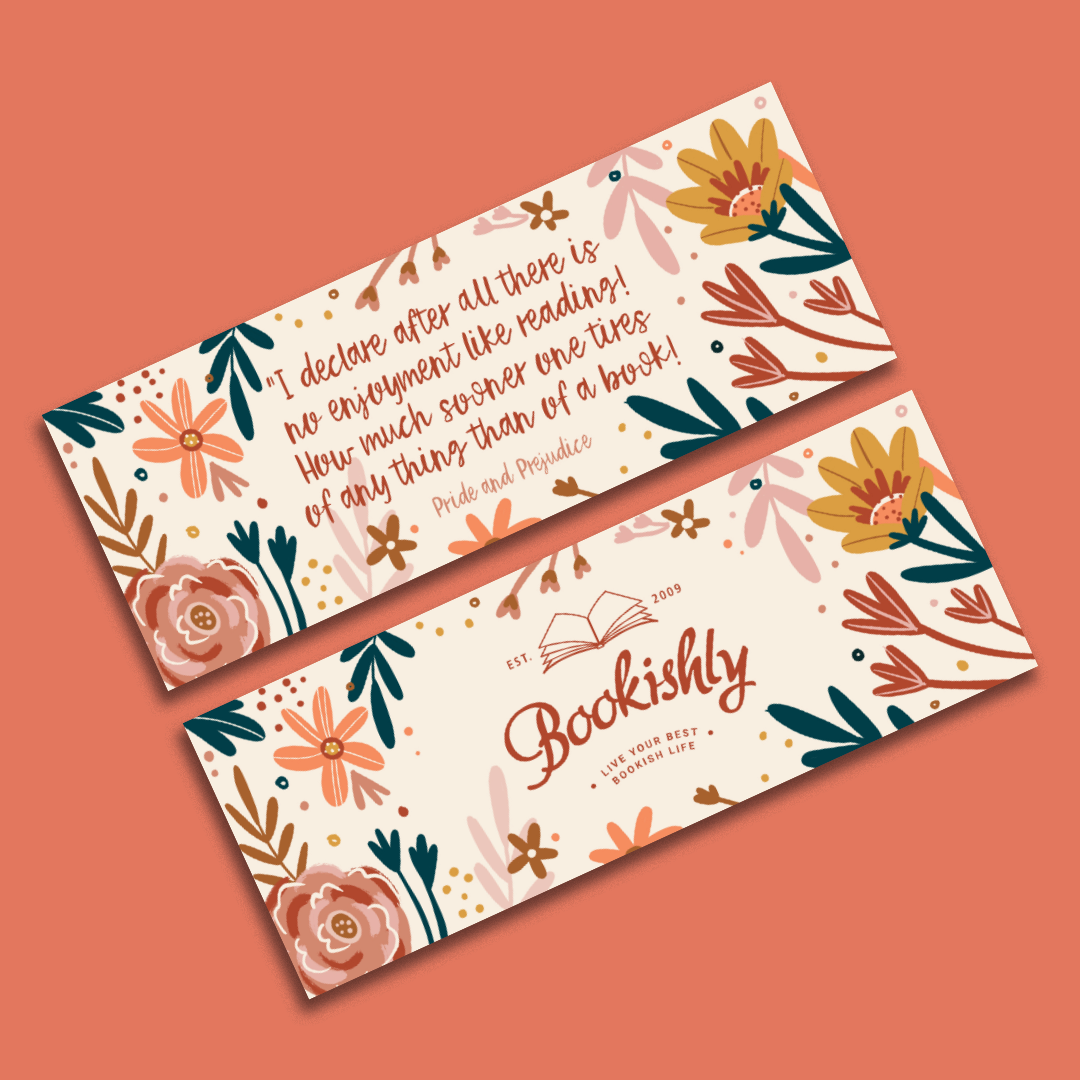 Book Lover “No Enjoyment Like Reading” Pride and Prejudice Bookmark