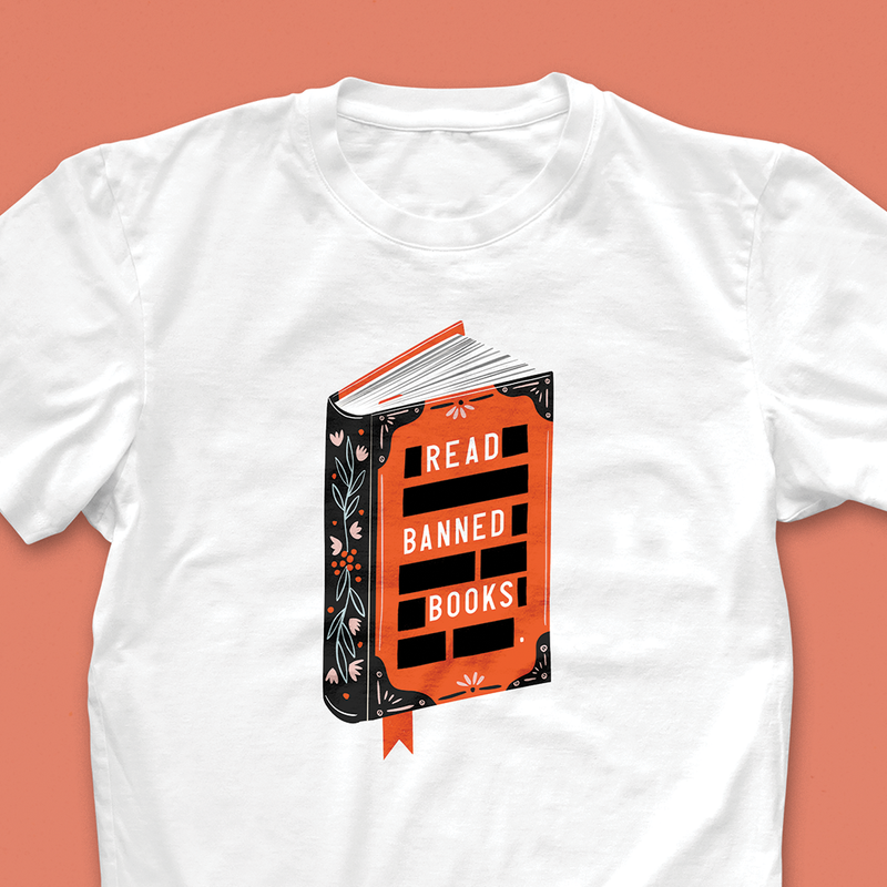 Read Banned Books T-Shirt – Literary Activism Tee for Book Lovers