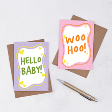 'Hello Baby' New Parents Greetings Card