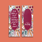 "If A Book Is Well Written, I Always Find It Too Short" Sense and Sensibility Bookmark
