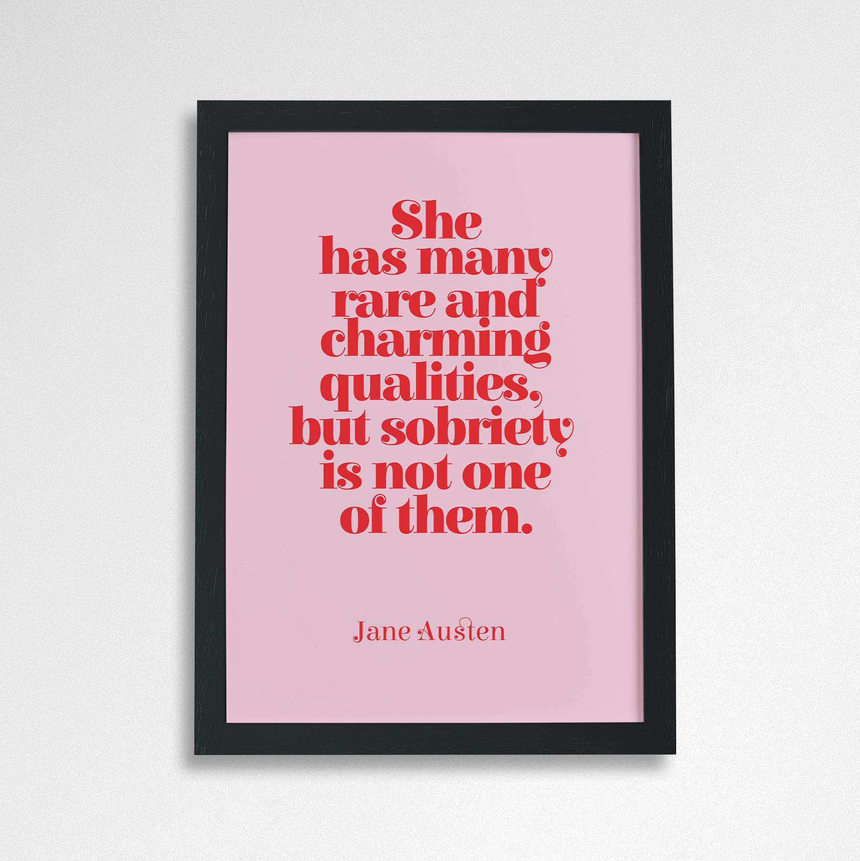 “Rare & Charming Qualities” Art Poster