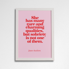 “Rare & Charming Qualities” Art Poster