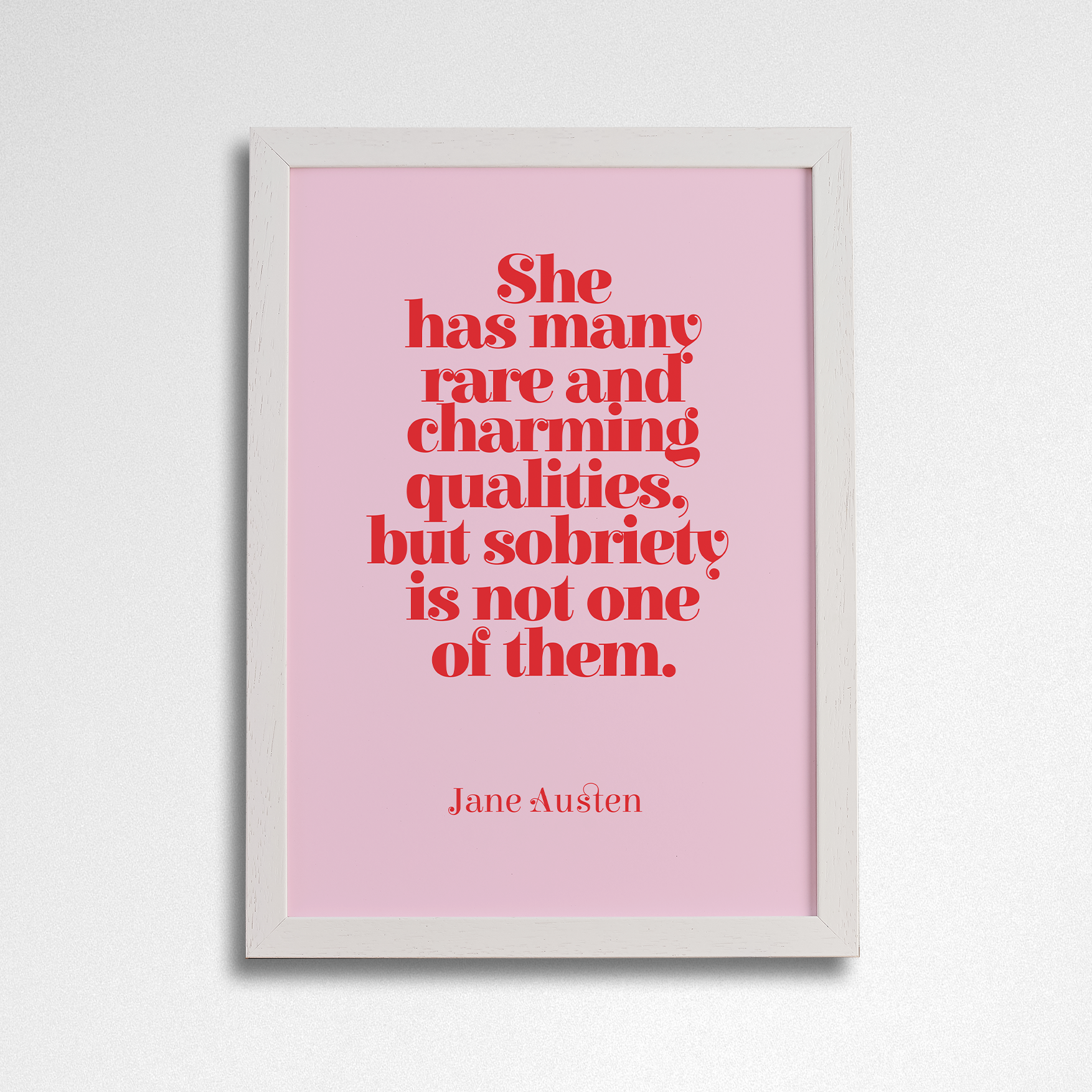“Rare & Charming Qualities” Art Poster