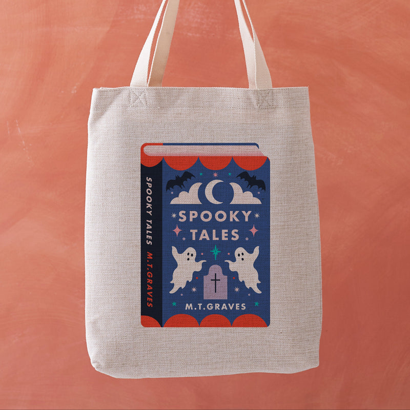 Spooky Tales Book Halloween Tote Bag