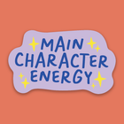 Main Character Energy. Book Characters. Premium large die cut sticker. Stickers for book lovers. The perfect gift for book lovers, bookworms, readers and bibliophiles. Bookish Stationery stickers. Sticker Bundle.