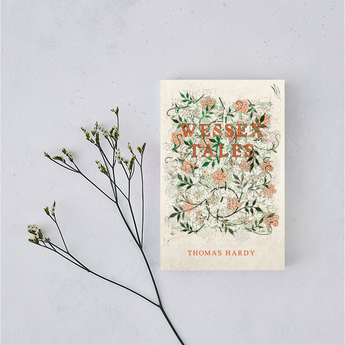 Wessex Tales By Thomas Hardy. Exclusive Cover. Exclusive design by Bookishly. Spring Book. Summer Book. Floral Book. Floral Pattern.