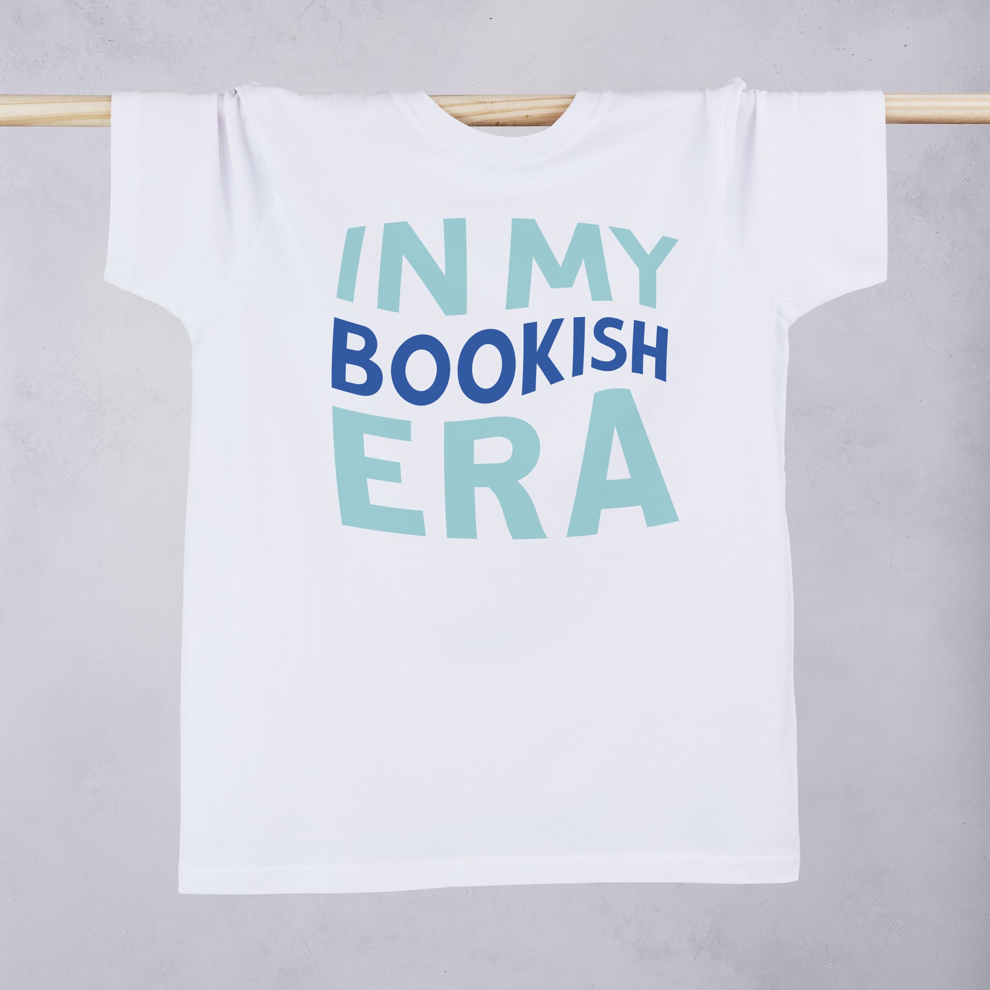 In my bookish era. Bookishly t-shirt. Bookish clothing. Gift for book lover, bookworm, reader and bibliophile.