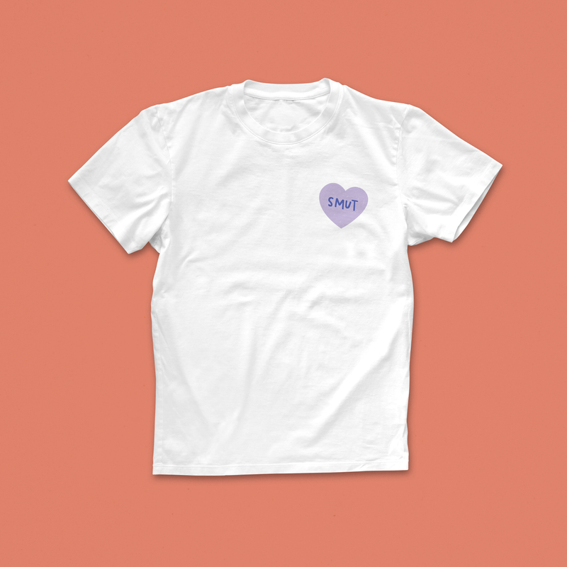 Smut T-Shirt – Minimal Bookish Romance Tee for Spice-Loving Readers