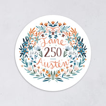 Jane Austen 250th Anniversary - Premium Die Cut Sticker