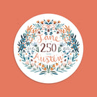 Jane Austen 250th Anniversary - Premium Die Cut Sticker