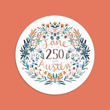 Jane Austen 250th Anniversary - Premium Die Cut Sticker