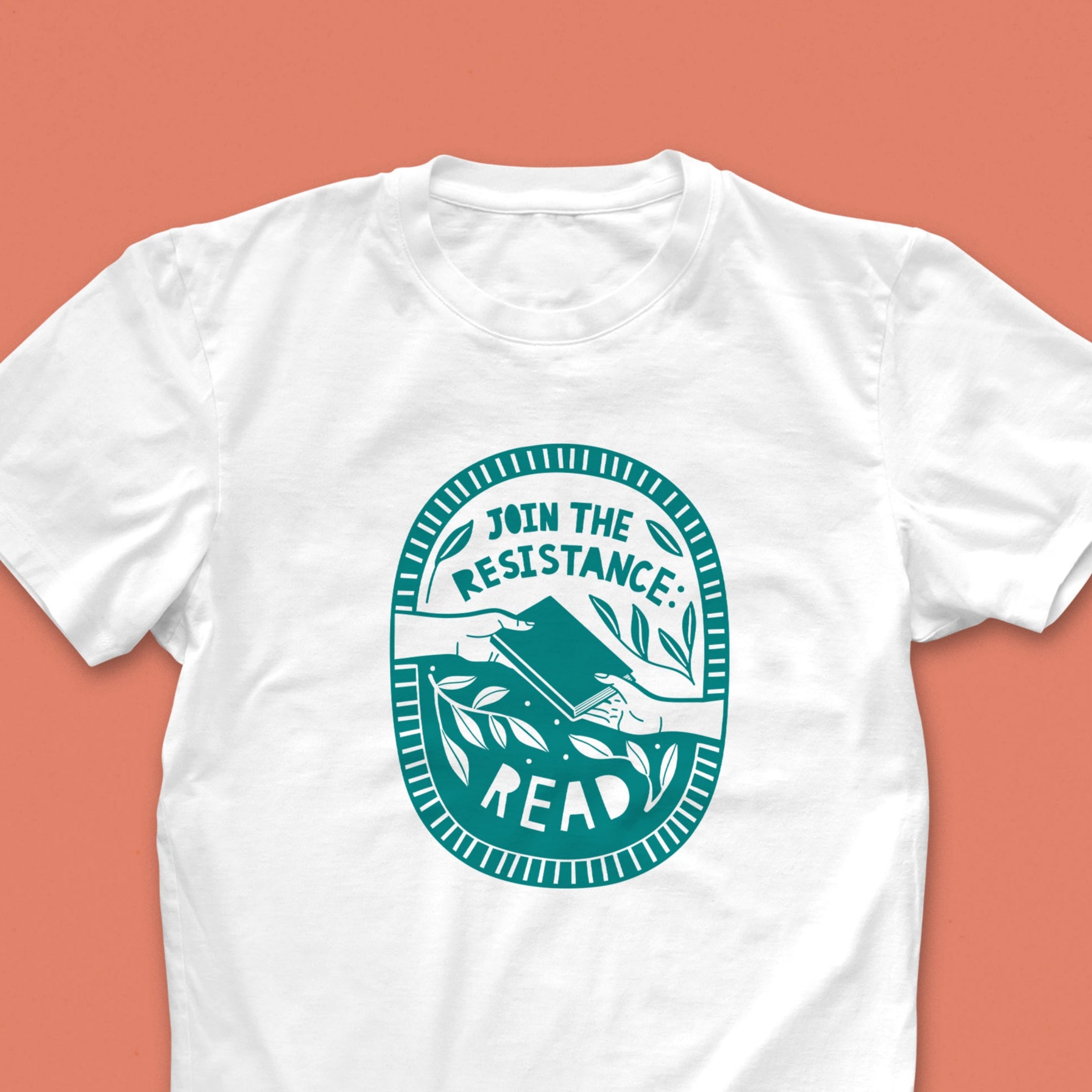 Join the resistance. Protesting. Human Rights. Literary Activist t-shirt. Clothing for book lover, bookworms, readers and bibliophiles. Educational clothing. Power of reading. Bookishly.