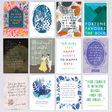 Classic Book Quote Postcard Set - 12 Pack