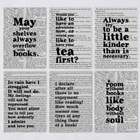 Set of 12 Book Page Print Postcards. Book lover postcards. Bookish Gifts. Pen pal. Snail mail. Sending a postcard. Love letters. Booktok. Bookstagram. Postcards for bookworms, bibliophiles, readers. Booktok lovers. Famous literary quotes. Booktok Bookstagram.
