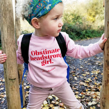 Feminist Children's Sweatshirt “Obstinate Headstrong Girl” Jane Austen Gifts