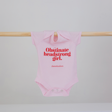 Jane Austen 'Obstinate Headstrong Girl' Babygrow