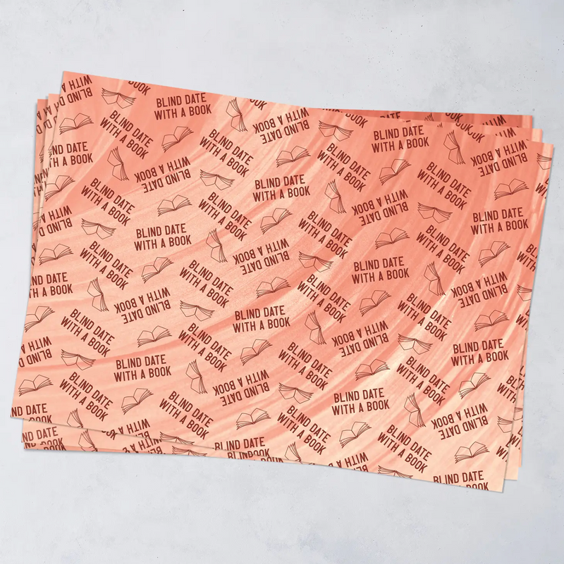 Blind Date With a Book Wrapping Paper Sheets