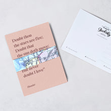 William Shakespeare Postcard Set - Beautiful Book Quote Postcards - Pack of Six