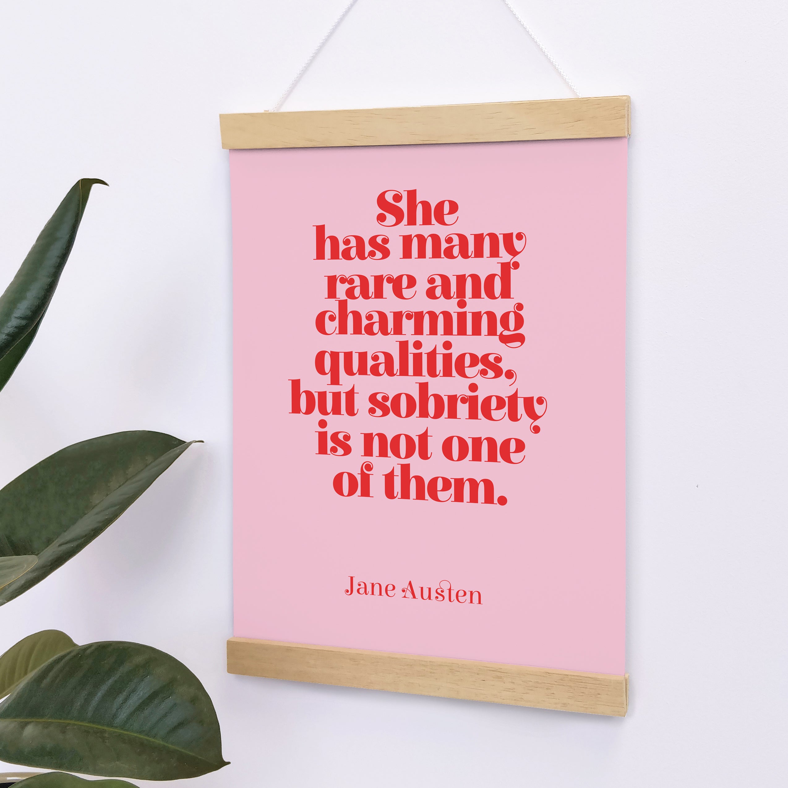 “Rare & Charming Qualities” Art Poster
