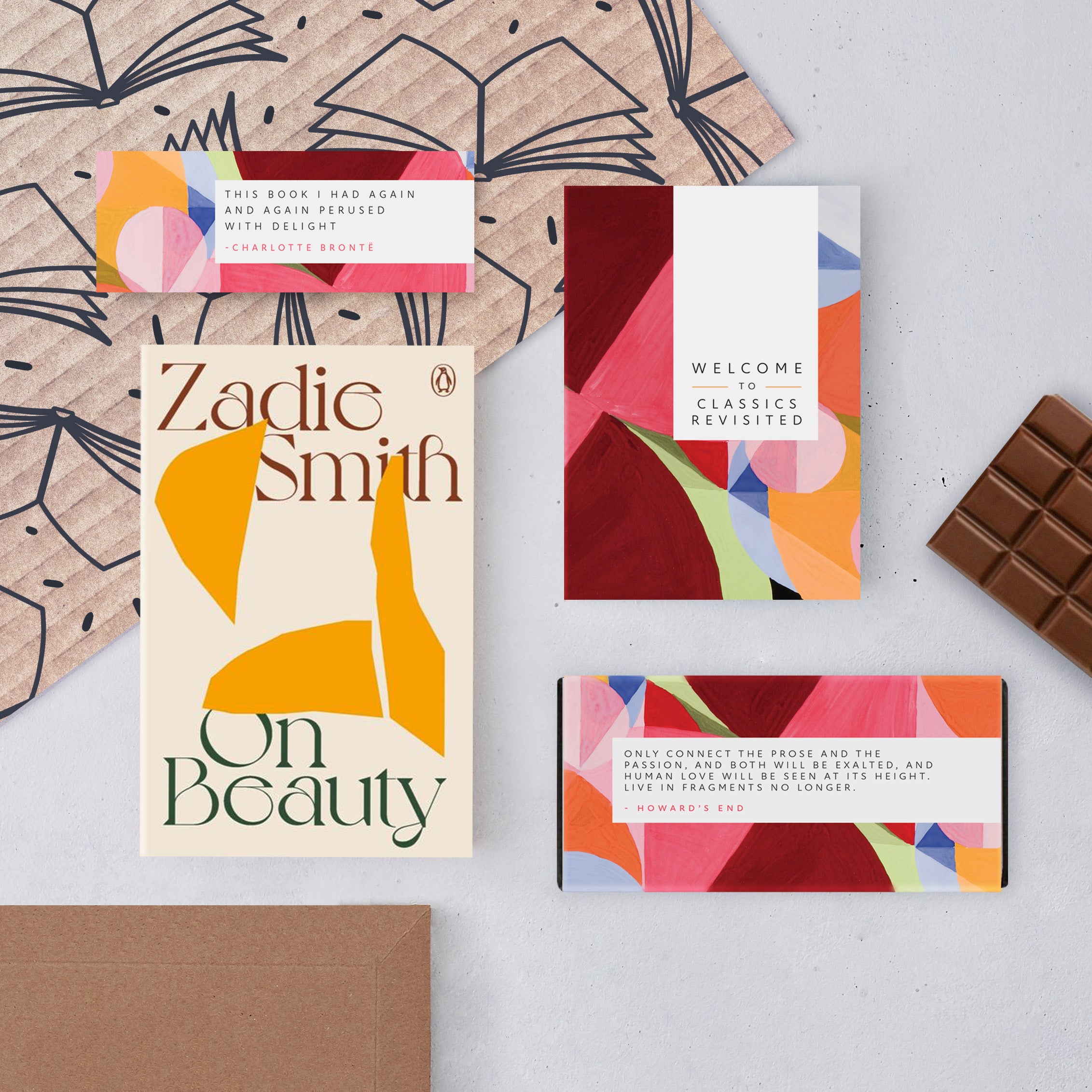 Classics Revisited - Luxury Chocolate and Book Subscription. Gifts for readers. Gifts for her. Bibliophiles. Bookworms. Book lovers. Bookish gifts. 