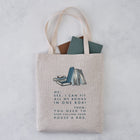 Funny book quote. Owning lots of books. Overflowing shelves. Bookishly tote bag. Inspired by Booktok and Bookstagram. The bookish era edit. Perfect for book lovers, bookworms, readers and bibliophiles.