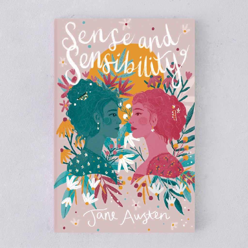 Sense and Sensibility by Jane Austen - Beautiful Editions of Classic Books (Pink Floral)