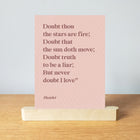William Shakespeare Postcard Set - Beautiful Book Quote Postcards - Pack of Six