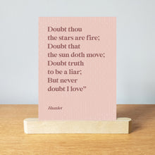 William Shakespeare Postcard Set - Beautiful Book Quote Postcards - Pack of Six