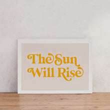 Les Miserables The Sun Will Rise Retro Wall Art