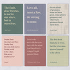 William Shakespeare Postcard Set - Beautiful Book Quote Postcards - Pack of Six