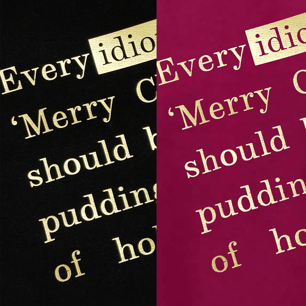 Funny Grumpy Scrooge Christmas Jumper