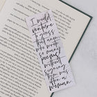 Virginia Woolf “Venture To Guess“ Bookmark