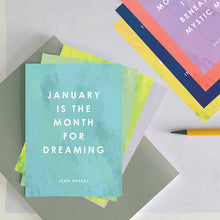 Year of Quotes Postcard Set - Quote for Each Month of the Year - 12 Pack